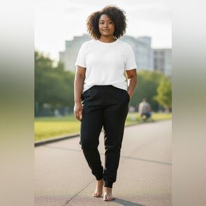 New York & Company Black Jogger Slacks/Pants